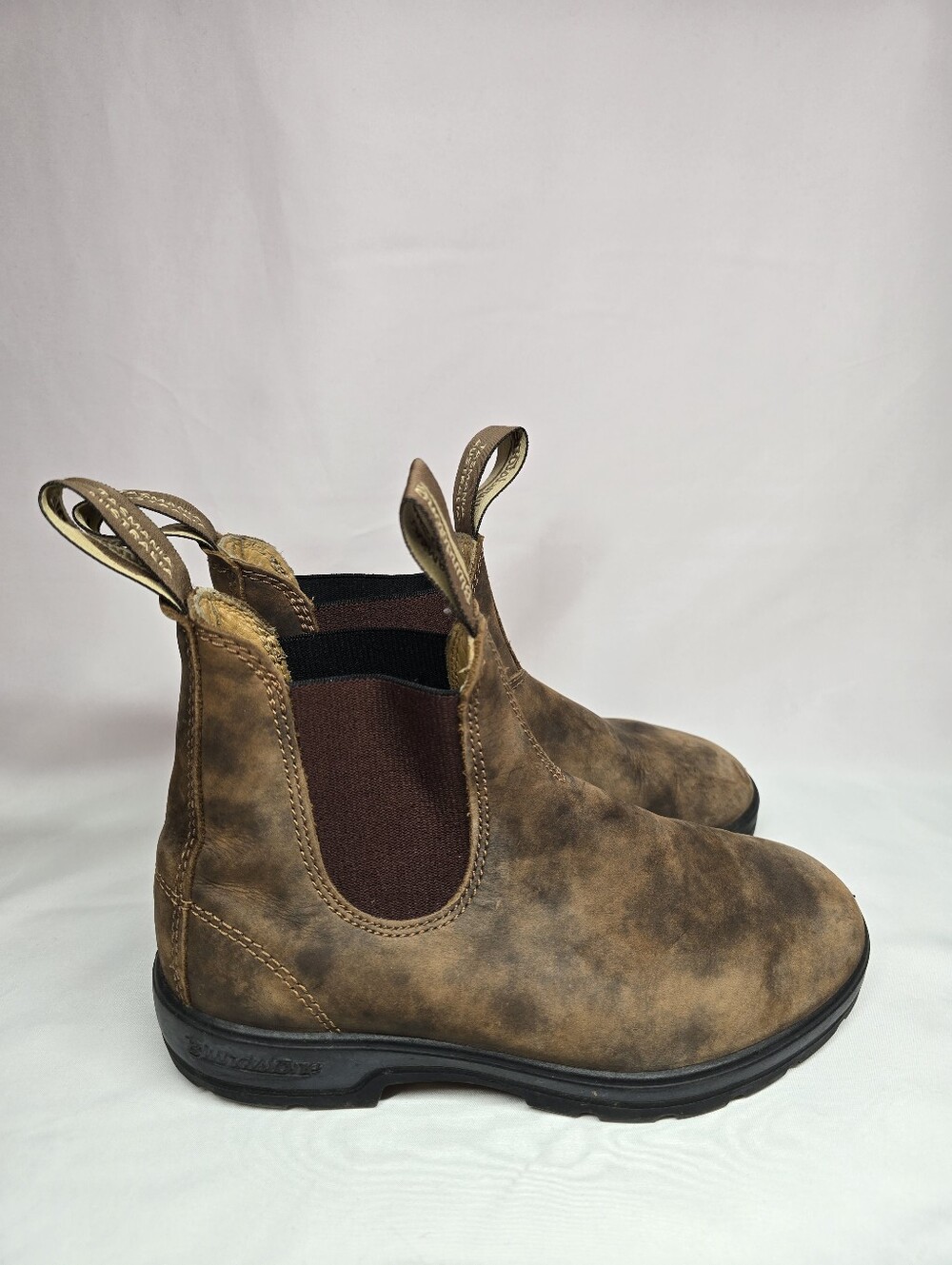 Blundstone #585 Classics leather boots in rustic brown AU 3.5 US women's 6.5 - Picture 3 of 10